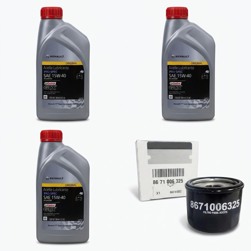 Cambio de aceite Kwid 15W40 - Renault ref KWID-CACH