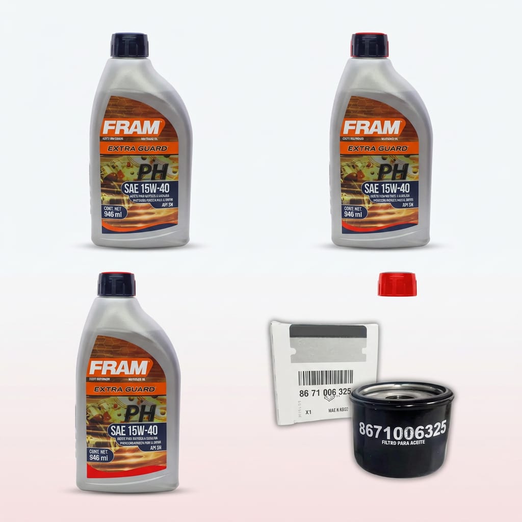 Cambio de aceite Fram - Ambos ref GEN-CACH-FRM